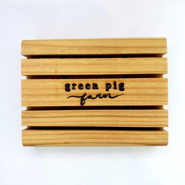 Handcrafted Cedar Wood Soap Deck